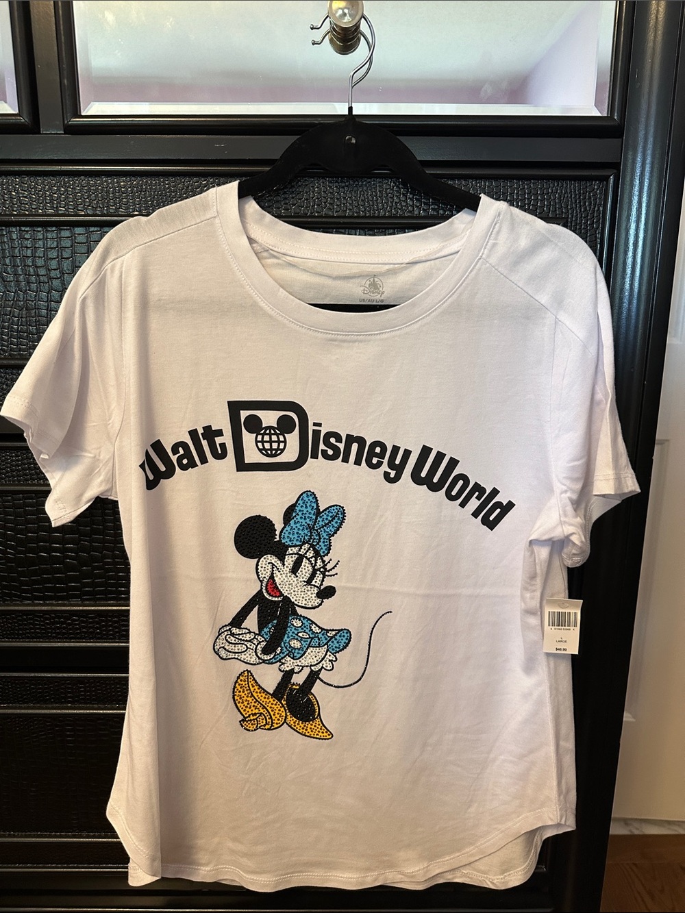 Disney White Minnie Mouse Walt Disney World Graphic Tee